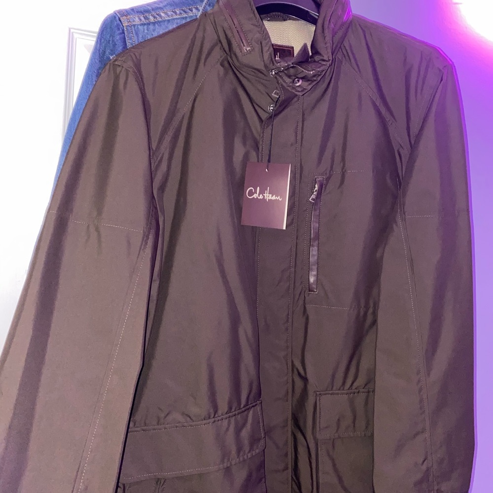 Cole haan rain coat